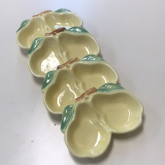 Vintage (50's) Belmar of California 5-piece Pear Serving Set - Picture 3 of 7